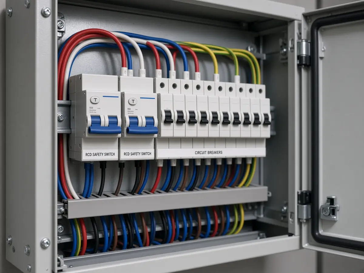 Modern RCD switchboard upgrade in an Oran Park home